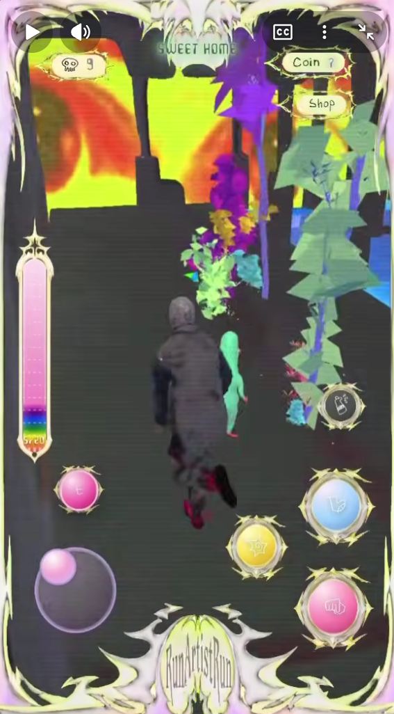 Run Artist RUN! — gameplay